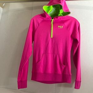 Fila sport jacket hoodie activewear fitness athletic workout youth  16XL girls